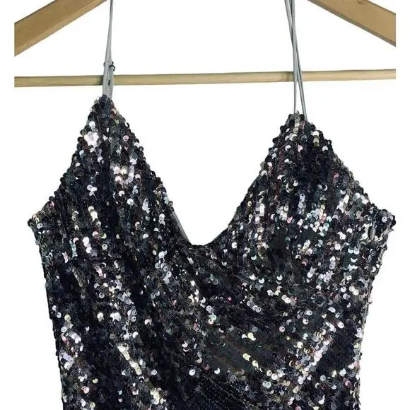 For Love and Lemons Showtime Sequin Mini Dress Womens Small Multicolor NWT $255 - Picture 7 of 13